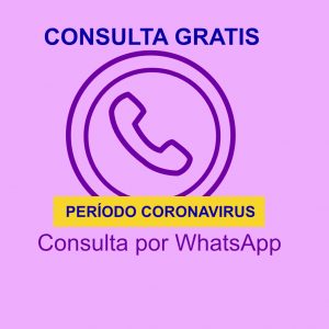 Consulta por Chat WhatsApp gratis período coronavirus